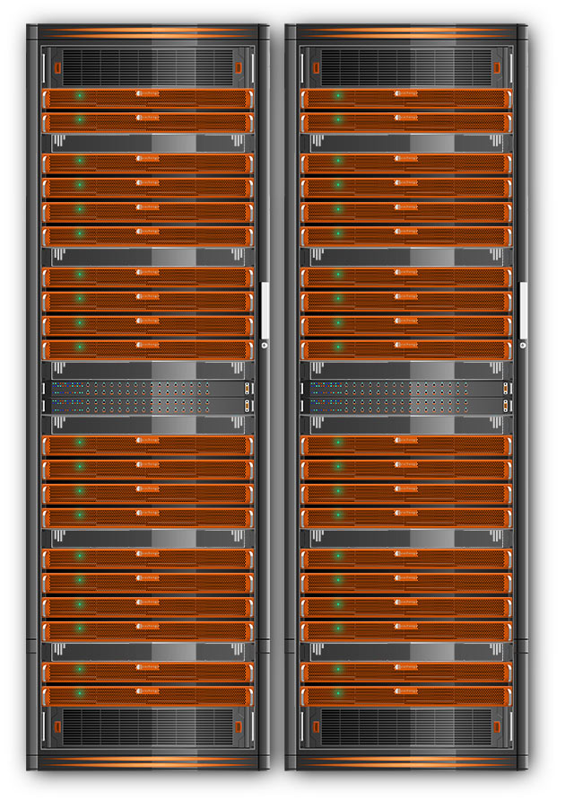 2 x 20 Pizza Rack Servers